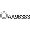 Прокладка трубы глушителя VENEPORTE AA96383 HE8TWV DF3I K 2703188 изображение 0