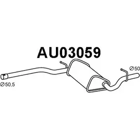 Передний глушитель VENEPORTE R5YB 4RT AU03059 BT52M 2703805 изображение 0