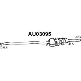 Передний глушитель VENEPORTE XOCAC AU03095 2703837 DZZV UO