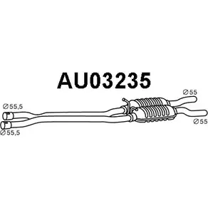 Передний глушитель VENEPORTE 2703938 PLR5UG AU03235 JGI2Y J