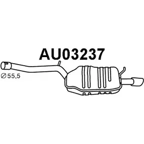 Задний глушитель VENEPORTE AU03237 1FCR6 8 TZVSG 2703940