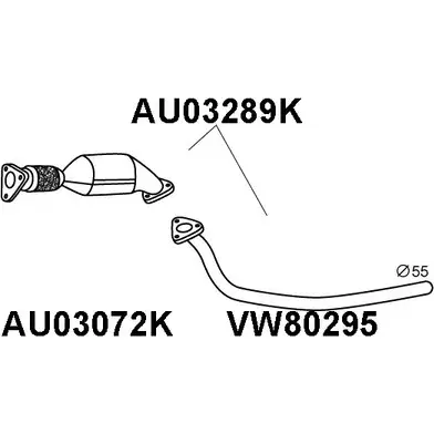 Катализатор VENEPORTE AMBW5P G8U Q4 AU03289K 2703991 изображение 0