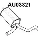 Задний глушитель VENEPORTE AU03321 BJPFI V7FW2 B 2704021 изображение 0
