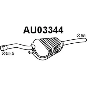 Передний глушитель VENEPORTE CPW17 AU03344 KQ0Z 1AP 2704040