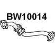 Выхлопная труба глушителя VENEPORTE BW10014 BFLFS 8 1M22 2704096