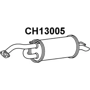 Задний глушитель VENEPORTE CH13005 2704258 UVO ASU MAR5R