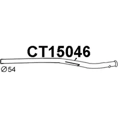 Выхлопная труба глушителя VENEPORTE YP YN4S 2704301 TKHG6JZ CT15046 изображение 0