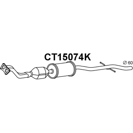 Катализатор VENEPORTE CT15074K O ASGZ7 A8EW2 2704325 изображение 0