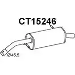 Задний глушитель VENEPORTE 2704474 E1I6DY SF71D 7E CT15246 изображение 0