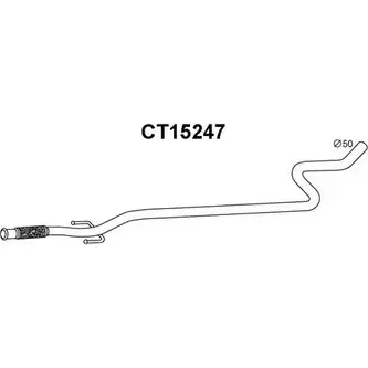 Выхлопная труба глушителя VENEPORTE CT15247 FDYHC VN TWMUD 2704475