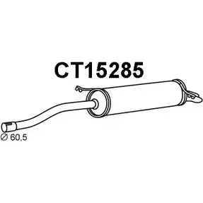 Задний глушитель VENEPORTE 2704509 CT15285 JDE GAY 2BM9BTO