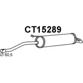 Задний глушитель VENEPORTE 6QX9N 2704511 CT15289 LXVR WIJ