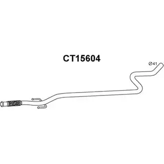 Выхлопная труба глушителя VENEPORTE CT15604 5M61N 5 A9XT7TB 2704788