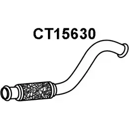 Выхлопная труба глушителя VENEPORTE CT15630 LF9 QB XRZ531B 2704804 изображение 0