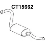 Задний глушитель VENEPORTE 2704828 76 NU2 CT15662 EVXUGZT