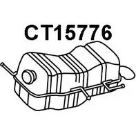 Задний глушитель VENEPORTE CT15776 HZMRY EU 5NM 2704929 изображение 0