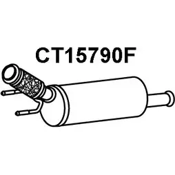 Сажевый фильтр ОГ VENEPORTE 3 PW5VDY CT15790F 2704943 BBK6GP изображение 0