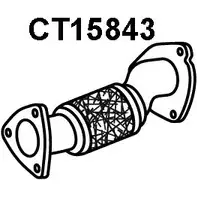 Выхлопная труба глушителя VENEPORTE CT15843 2704992 LXXEVLB 42O6 6CQ изображение 0