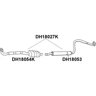 Передний глушитель VENEPORTE DH18053 Y UR5CQK QL69N 2705131 изображение 0