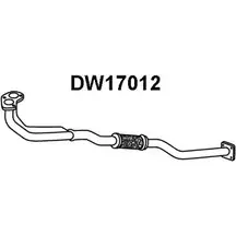 Выхлопная труба глушителя VENEPORTE DW17012 2705156 HL M25A4 4YERMC0