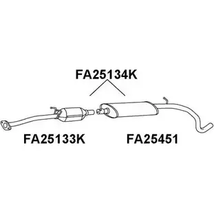 Катализатор VENEPORTE JBXY5AQ JFDGTP M FA25134K 2705346
