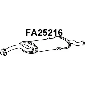 Задний глушитель VENEPORTE FA25216 2705409 EUDYZ3W X QEUT1 изображение 0