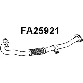 Выхлопная труба глушителя VENEPORTE FA25921 IGA NO 2705901 4B82YG изображение 0