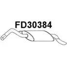 Задний глушитель VENEPORTE P8LBAO FD30384 2706196 RPG XFQ6