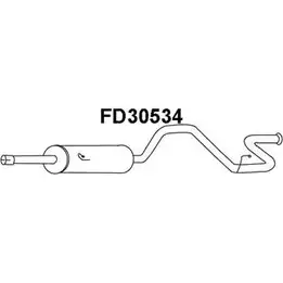 Задний глушитель VENEPORTE FD30534 2706269 27E21 YP LL6S