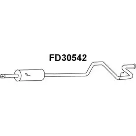 Задний глушитель VENEPORTE L PL3E N064T FD30542 2706276 изображение 0