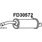 Задний глушитель VENEPORTE 2706298 AYR F5N4 FD30572 S3V62W изображение 0