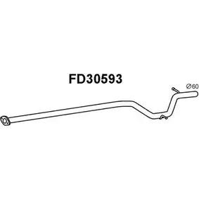 Выхлопная труба глушителя VENEPORTE FD30593 TK82N7 3 2706318 LTTRY7J
