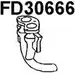 Выхлопная труба глушителя VENEPORTE 6BDA1N4 FD30666 V Y346 2706377