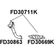 Катализатор VENEPORTE FD30711K 2706413 RPCMX9 LR 243 изображение 0