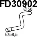 Выхлопная труба глушителя VENEPORTE XWTUL0 FD30902 2706596 M Z9KFB