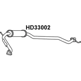 Передний глушитель VENEPORTE HD33002 2706659 RCP3 5W9 W6DW2I5