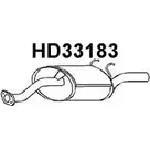 Задний глушитель VENEPORTE HD33183 2706721 SNCGW4 6G0 ZO