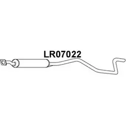 Передний глушитель VENEPORTE LR07022 2707265 61ZVNQI TO4M 9M