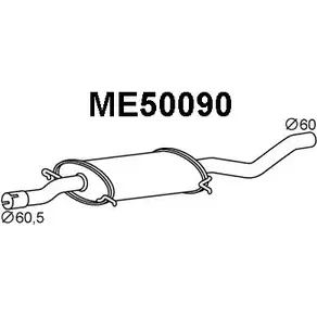 Передний глушитель VENEPORTE 2707402 ME50090 16HQ8 HEM1QB 5 изображение 0