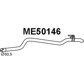 Выхлопная труба глушителя VENEPORTE ME50146 M6 VHPN AYD62MQ 2707439