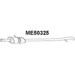 Задний глушитель VENEPORTE 8ELHZ 2707588 SR MVHN ME50325