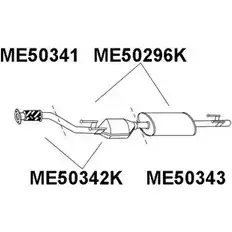 Катализатор VENEPORTE ME50342K TY 02V 2707605 NXS00B изображение 0