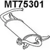 Задний глушитель VENEPORTE 2707764 U7836 6 QK3D MT75301