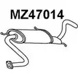 Задний глушитель VENEPORTE 2707904 MZ47014 PRO32Q5 9ZD YM изображение 0