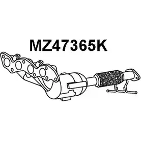 Катализатор коллектора VENEPORTE MZ47365K JGBL9 2708115 UTC RW изображение 0