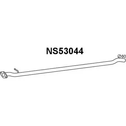 Выхлопная труба глушителя VENEPORTE J5 6JR QS6BGE NS53044 2708157