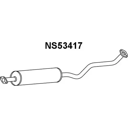 Передний глушитель VENEPORTE X7X RQJ NS53417 WKR8K 2708366 изображение 0