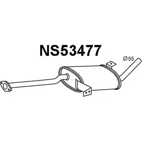 Передний глушитель VENEPORTE ZZ L87 JQ534T NS53477 2708425 изображение 0