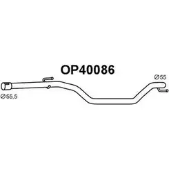 Выхлопная труба глушителя VENEPORTE 2708524 PFTESD V8 6I65R OP40086