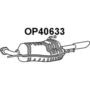 Задний глушитель VENEPORTE OP40633 LIA JLQ 2708879 PZQ8FC